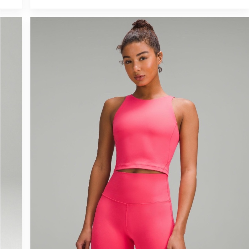 Lululemon Align High- Neck Tank Top. Glaze Pink. Size 4